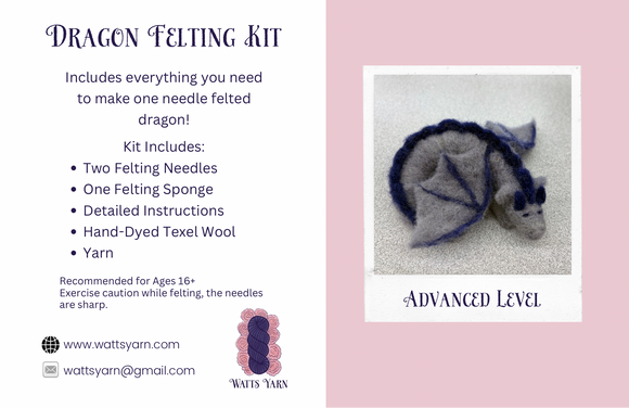 PREORDER Dragon Needle Felting Kit